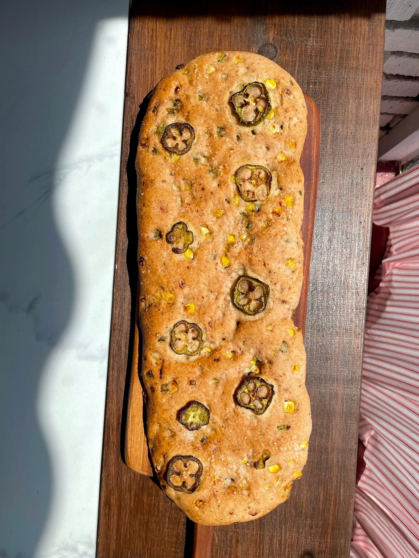PAIN DU MOIS: Pain plat au maïs et jalapeño