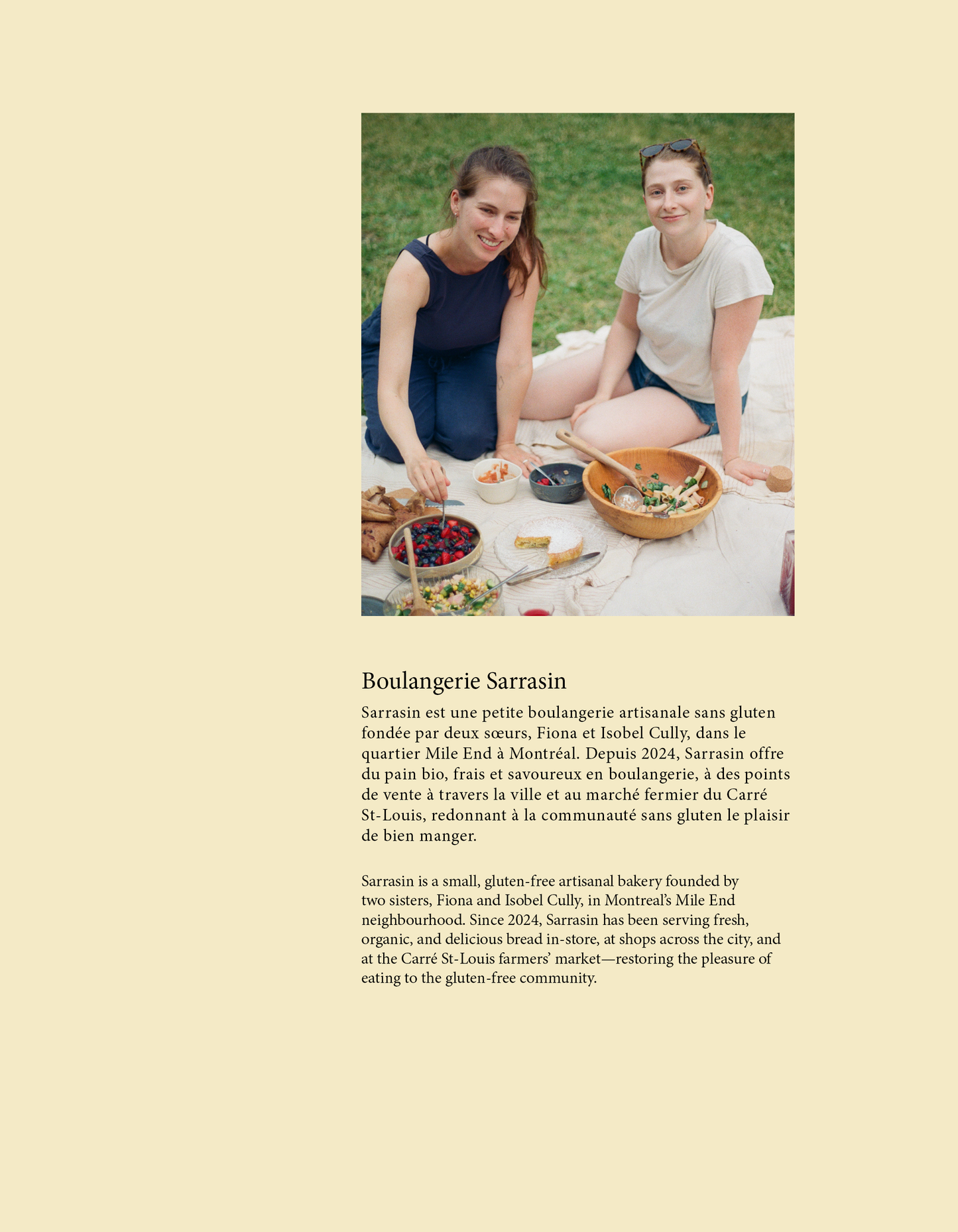Le piquenique: zine de recettes (pré-commande)