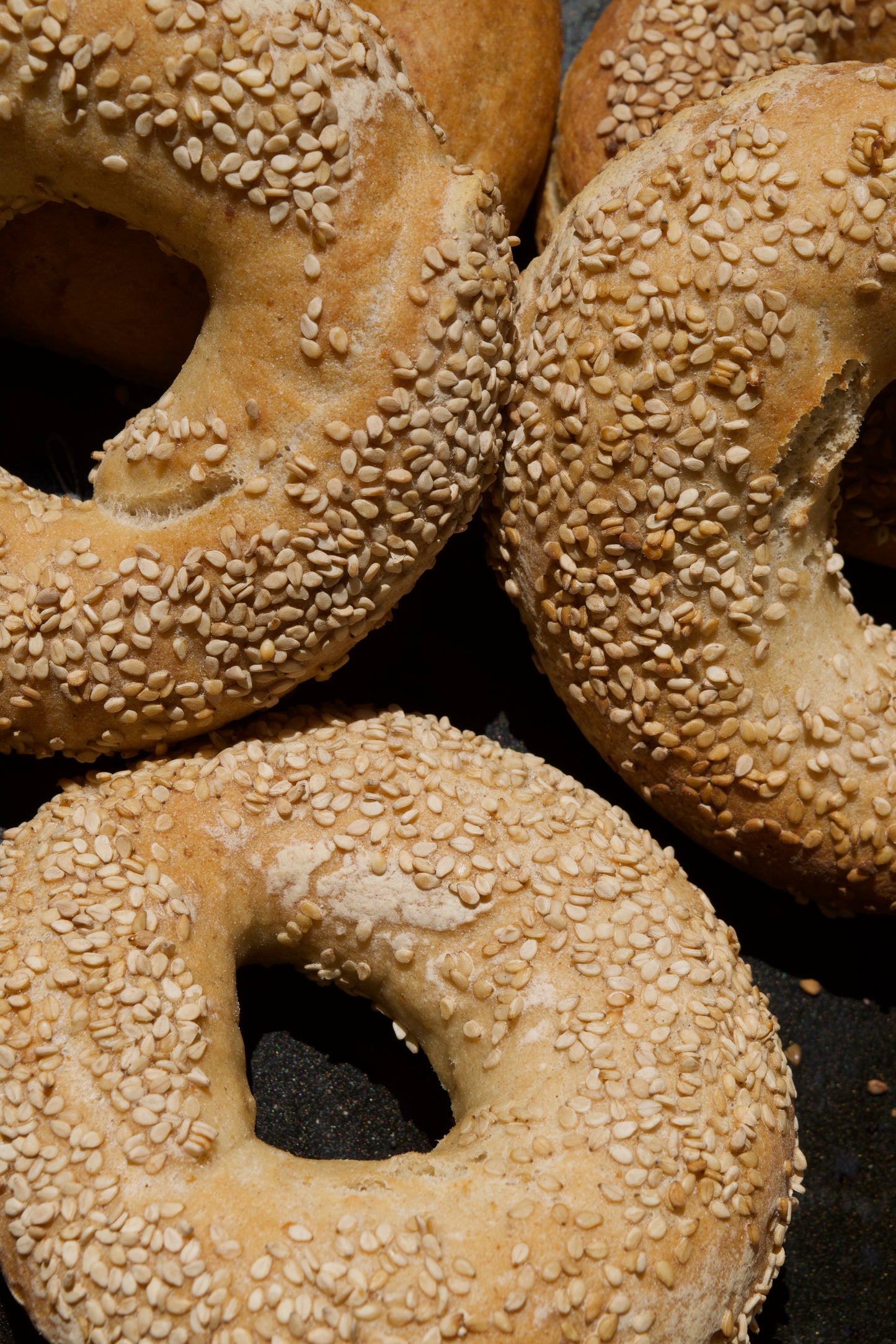 Pain du mois: Bagels au sésame (4)