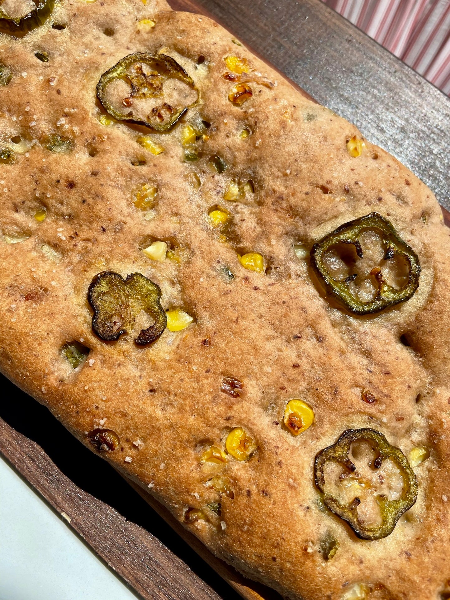 PAIN DU MOIS: Pain plat au maïs et jalapeño