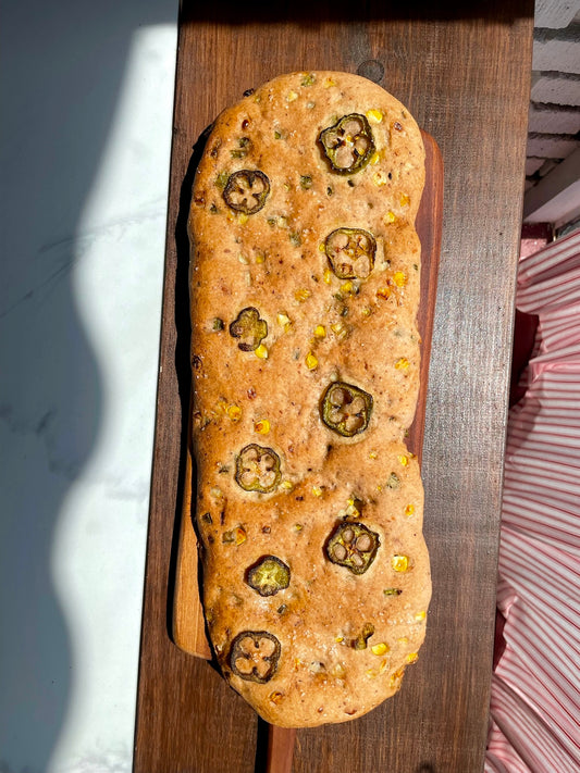 PAIN DU MOIS: Pain plat au maïs et jalapeño